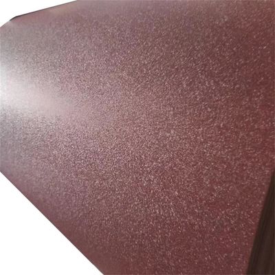 25-1500 mm πλάτος χρωματικά επικαλυμμένα σιδηροτροχιά με επιφάνεια ρυτίδων