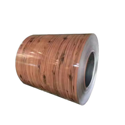 ASTM A755 Γύρισμα από χάλυβα με προβαρυνμένο σπόρο ξύλου που χρησιμοποιείται για τοίχο εσωτερικής διακόσμησης