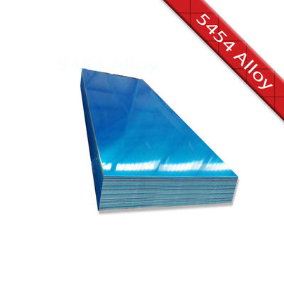 ASTM B209 AA5454 Τελειωμένη πλάκα αλουμινίου με καθρέφτη για δεξαμενόπλοια υγρών