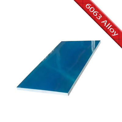 Υψηλή αντοχή στη διάβρωση 6063 Πλάκα από κράμα αλουμινίου 6063 φύλλο αλουμινίου